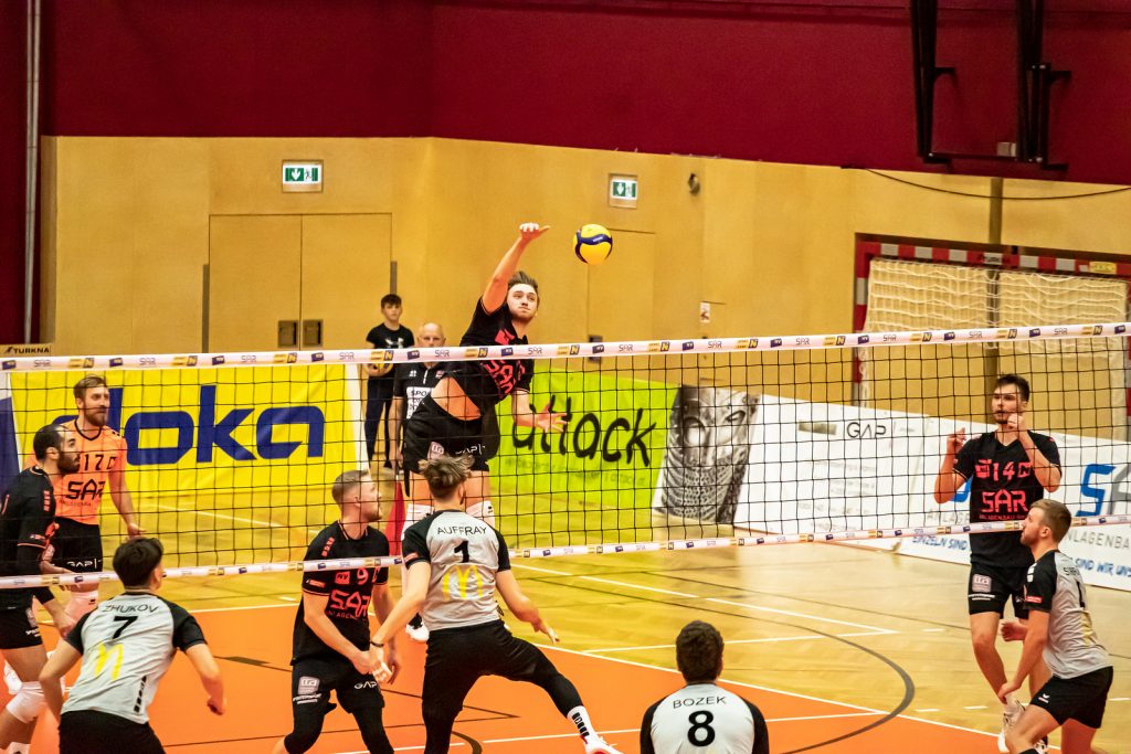 Viertelfinal-Playoff Austrian Volley League Men 2022/23 - VCA Amstetten NÖ vs UVC McDonalds Ried/Innkreis - Fotos: Peter Maurer/VCA